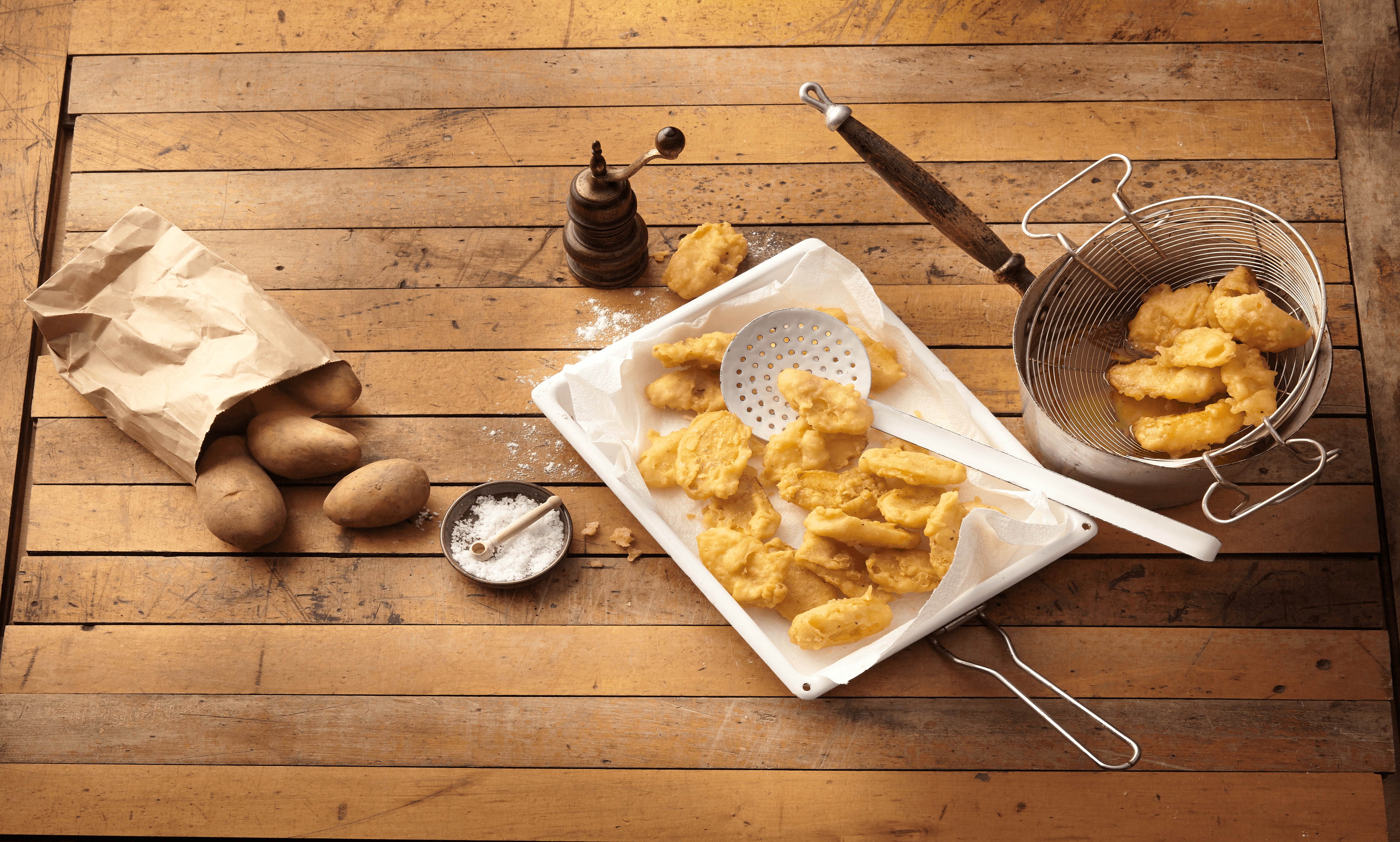 Australische Kartoffelpuffer - Potato Scallops