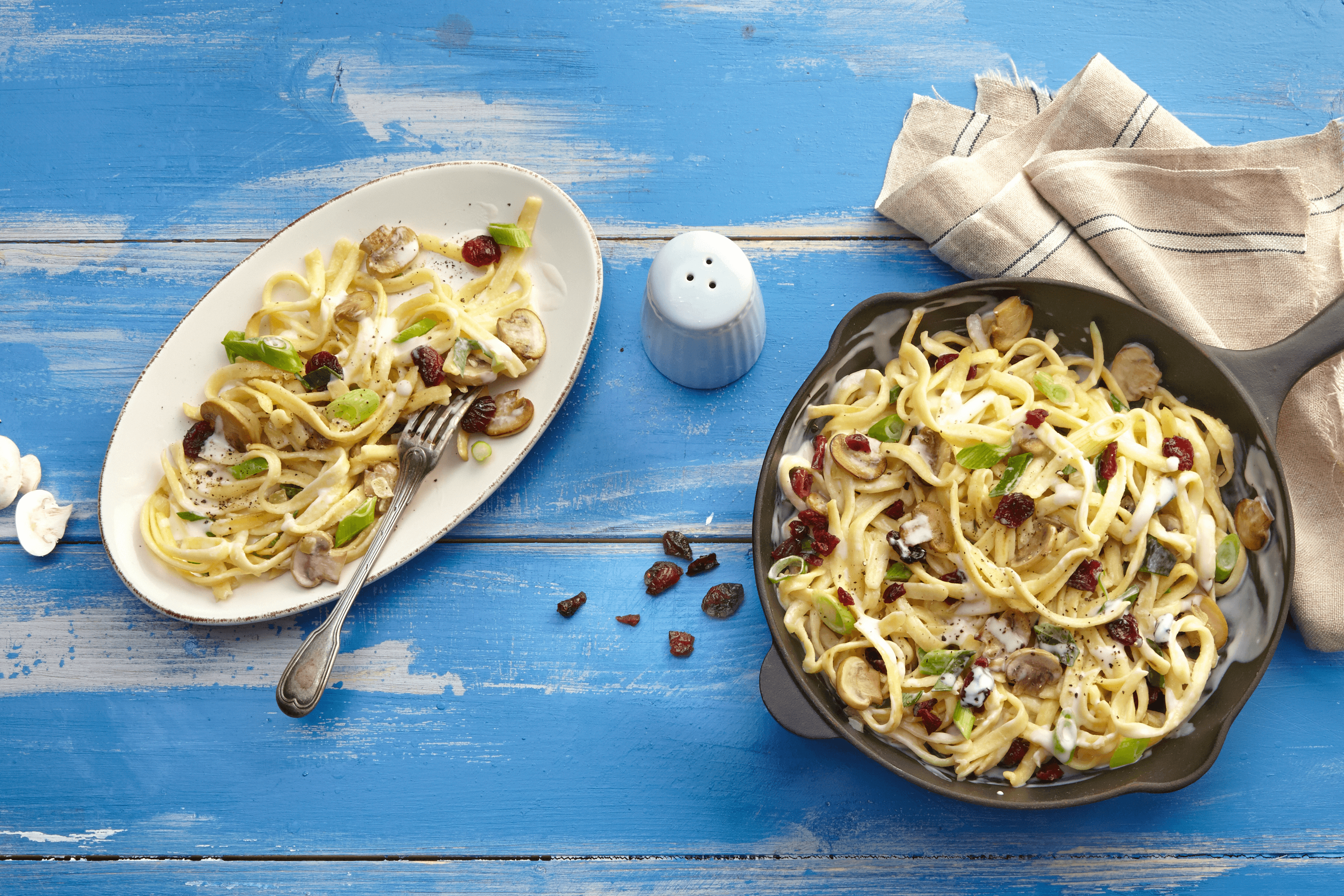 Schnelle Spätzlepfanne mit Pilzen &amp; Cranberries Rezept - REWE.de