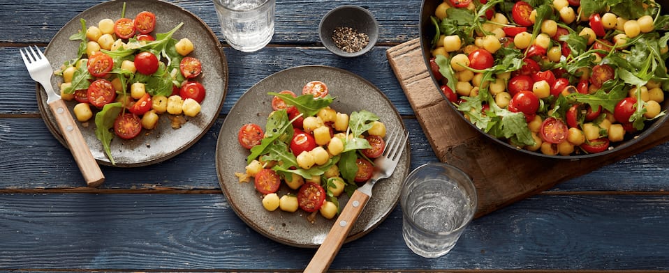 Gnocchi mit Tomaten und Rucola