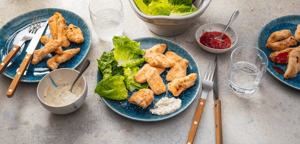 Chicken Nuggets aus der Heißluftfritteuse