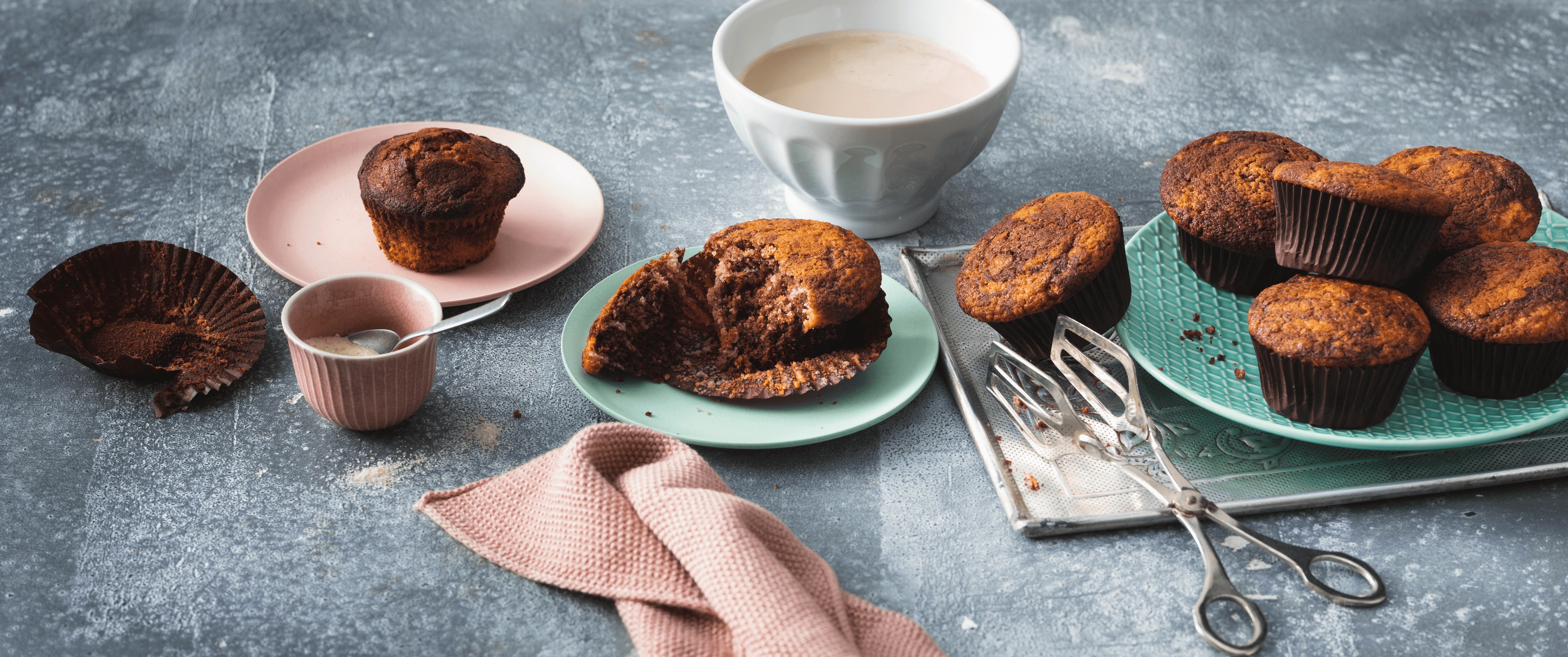 Nuss-Nougat-Creme Muffins