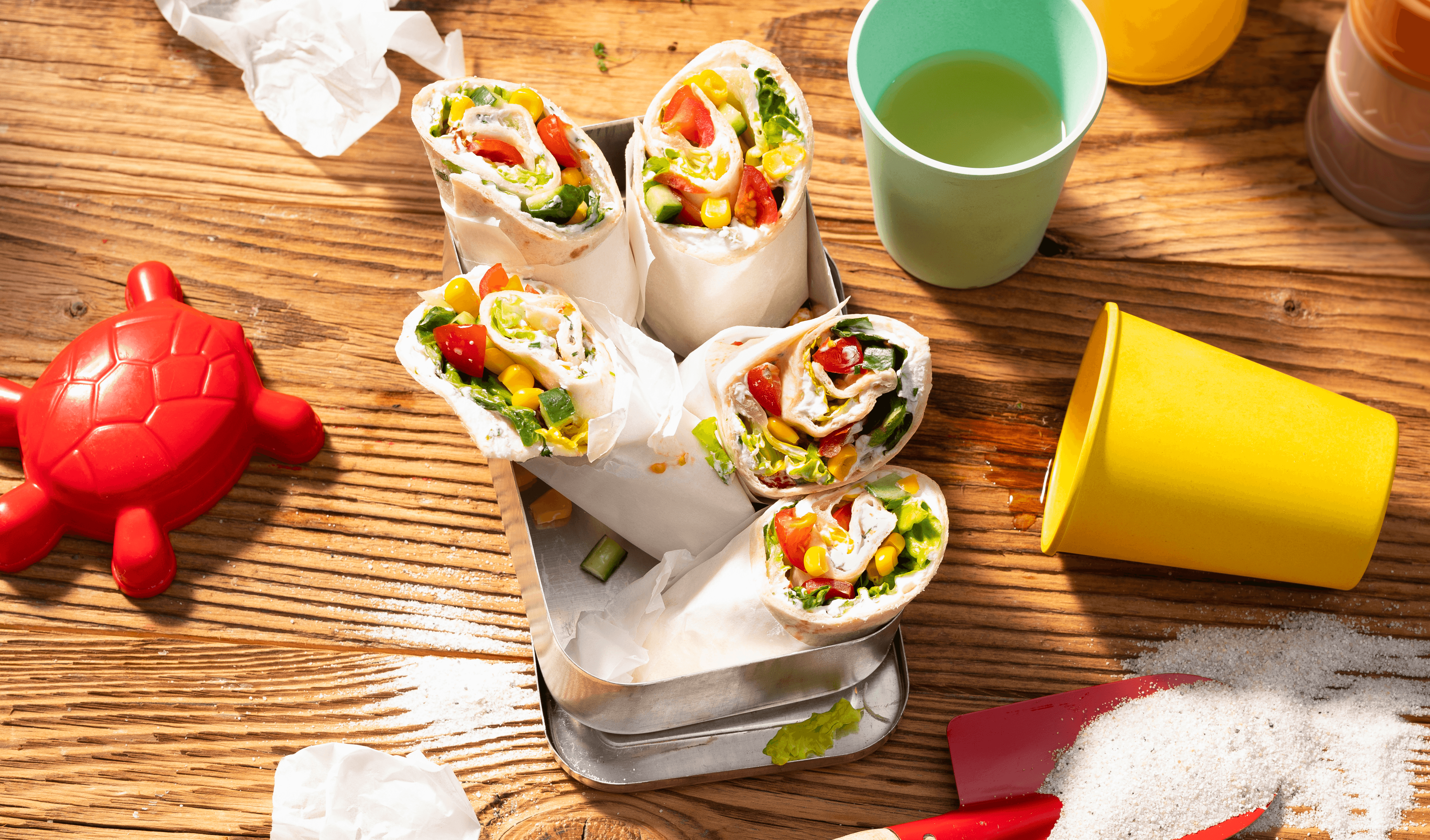 Mini-Wraps mit knackigem Gemüse Rezept - REWE.de