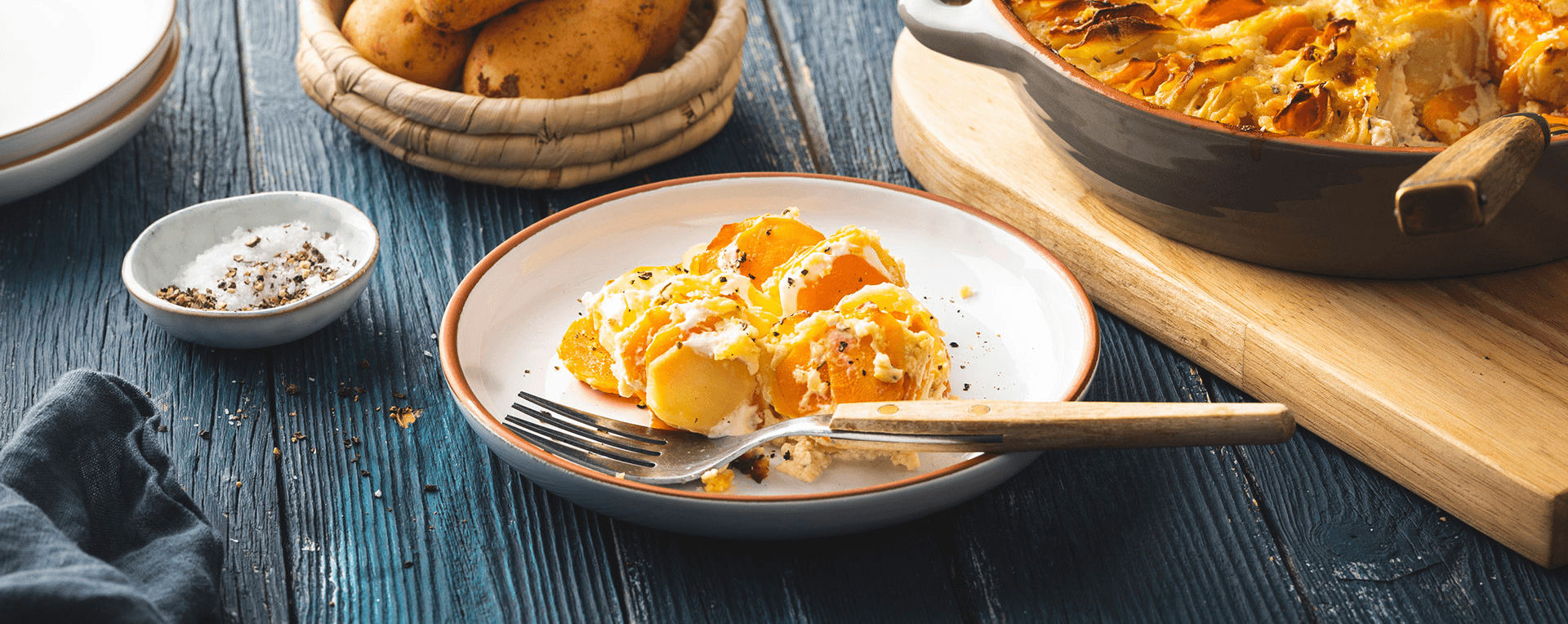 Kartoffelgratin mit Pastinaken &amp; Möhren Rezept - REWE.de