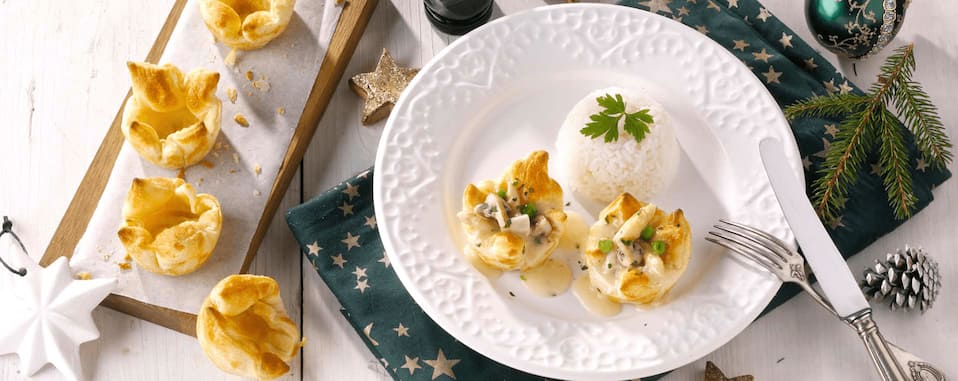 Königinpasteten mit Ragout fin