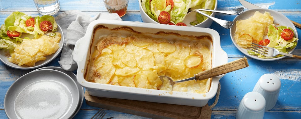 Veganes Kartoffelgratin