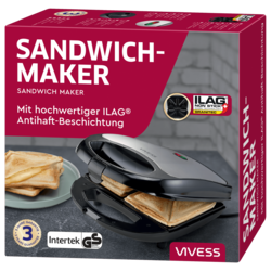 VIVESS Sandwichmaker