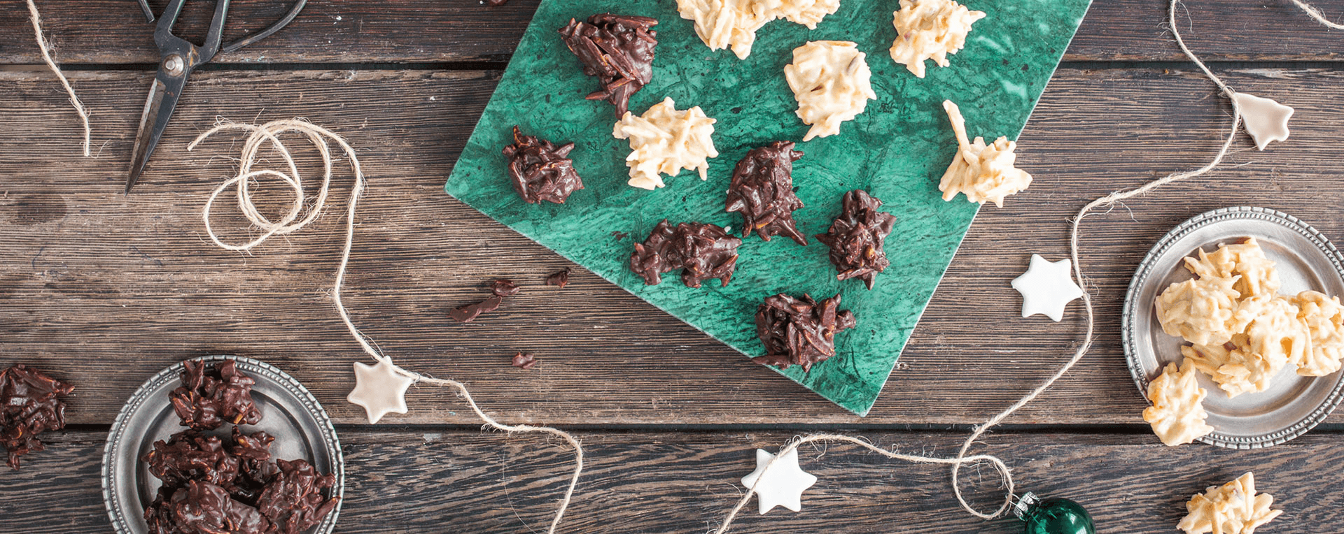 Zweierlei Weihnachtliche Mandelsplitter Rezept - REWE.de