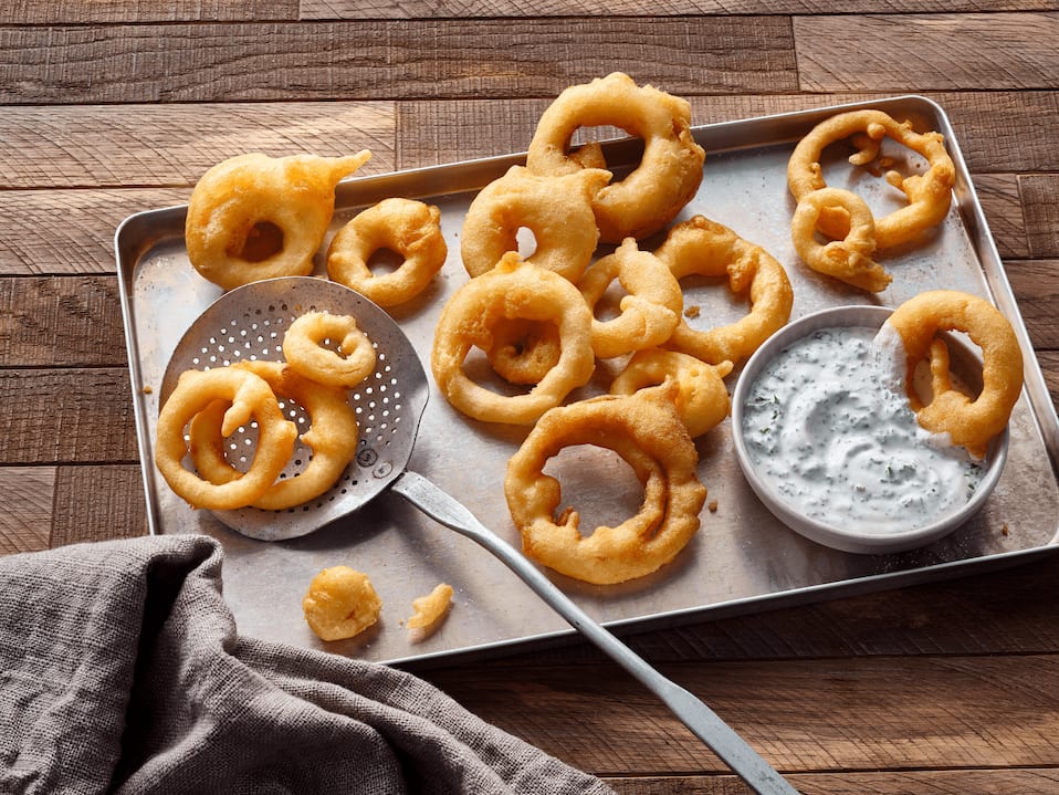 Zwiebelringe selber machen 