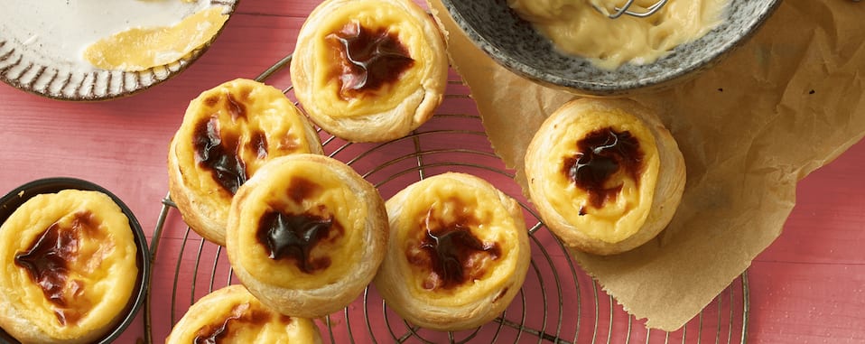 Pasteis de Nata mit Tonkabohne