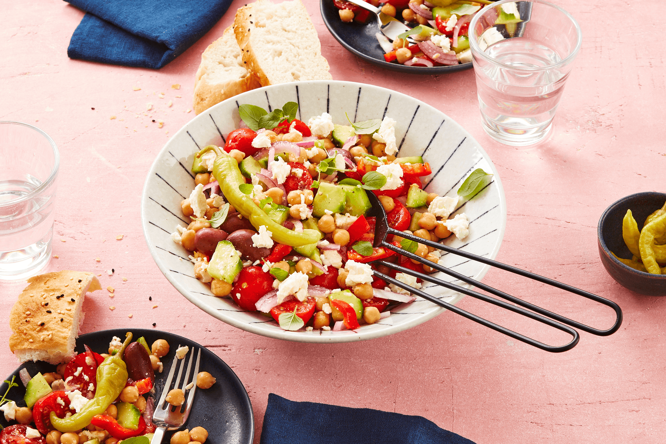 Griechischer Kichererbsensalat Rezept - REWE.de