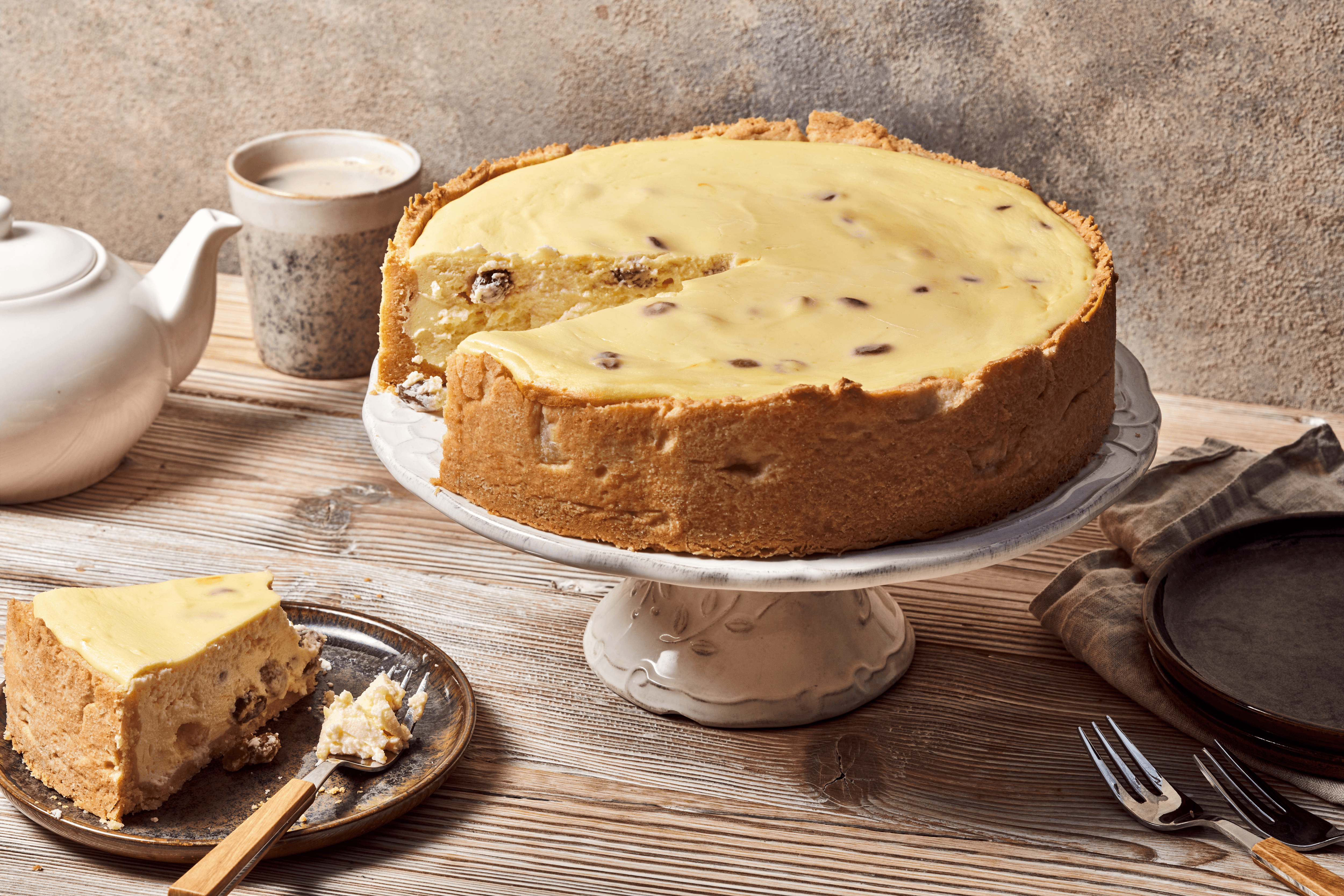 Käsekuchen mit Rosinen Rezept - REWE.de