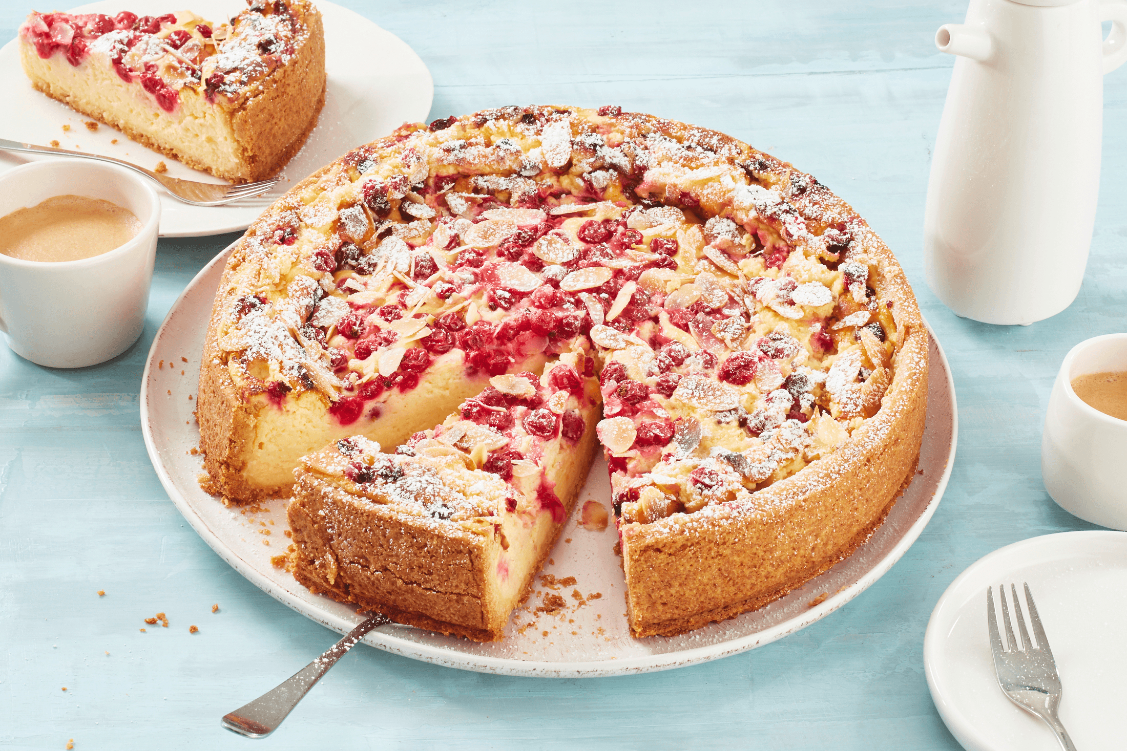 Johannisbeerkuchen mit Pudding Rezept - REWE.de