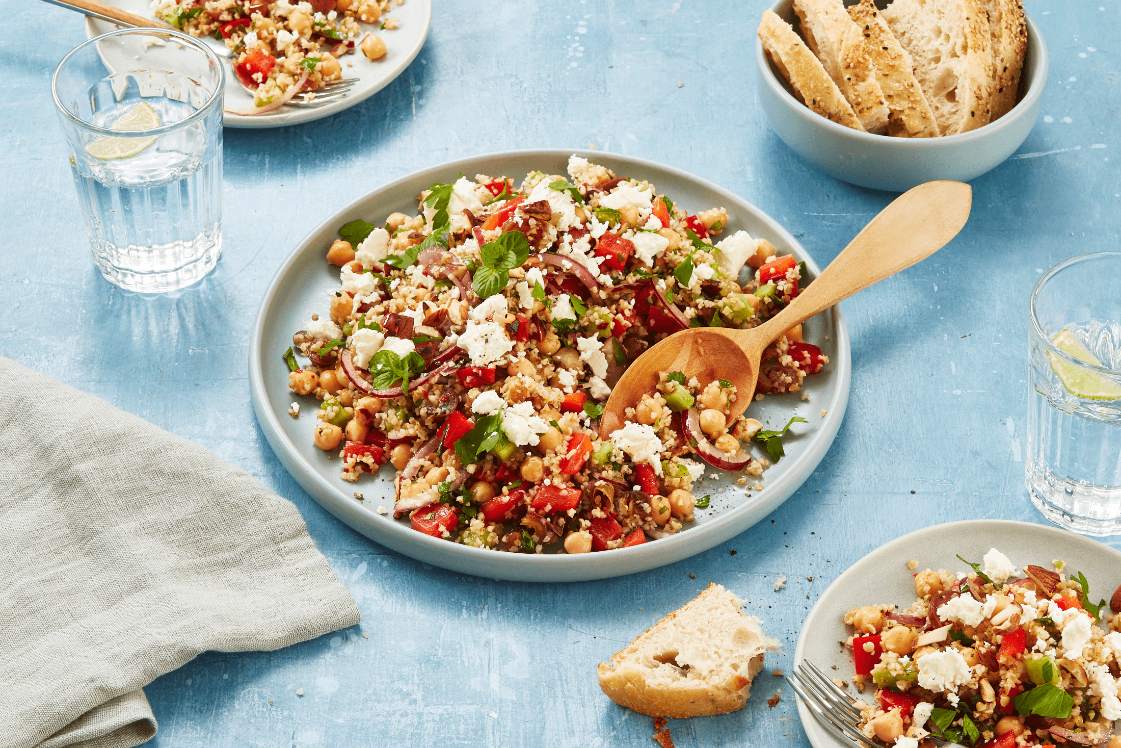 Bulgursalat mit Kichererbsen Rezept - REWE.de