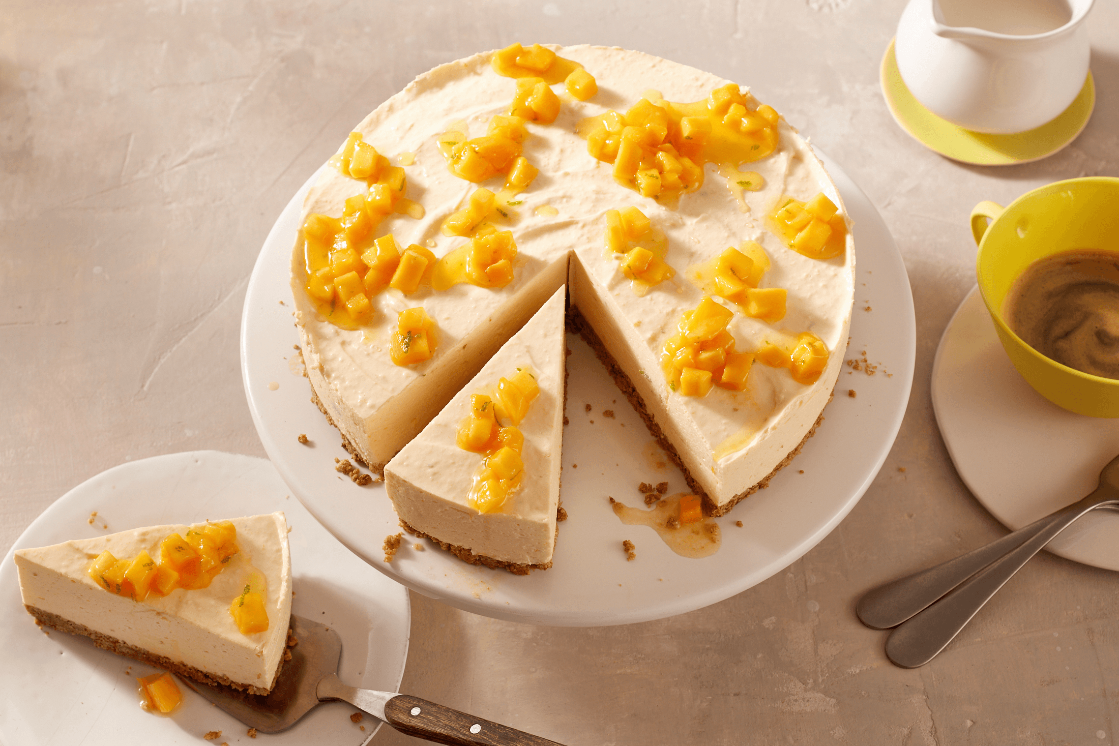 Cheesecake mit Mango Rezept - REWE.de