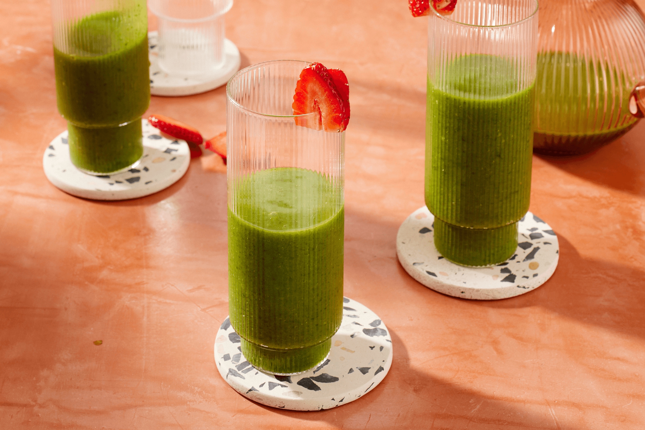 Erdbeer Spinat Smoothie Rezept Rewede