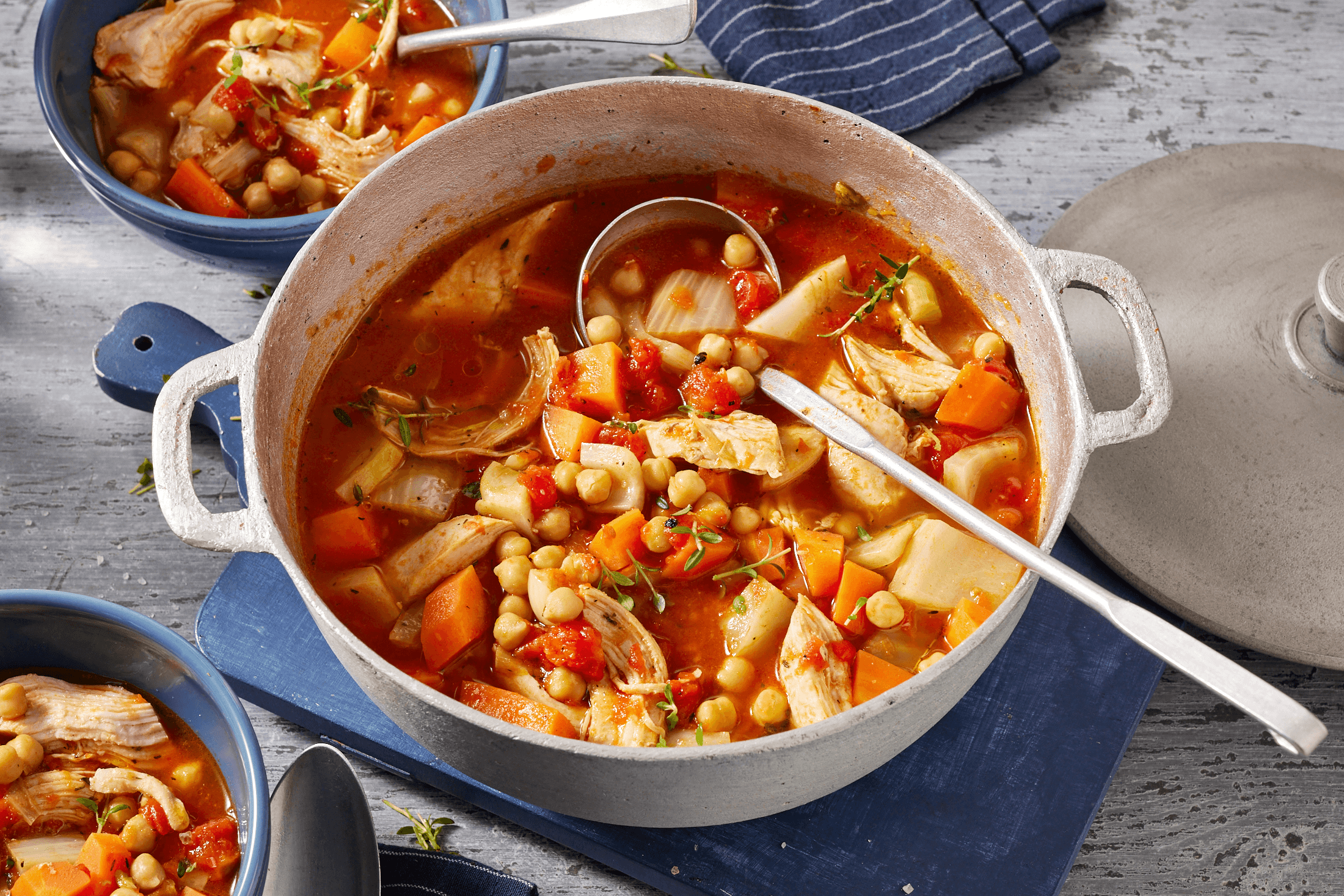 Hähnchen-Kichererbsen-Eintopf Rezept - REWE.de