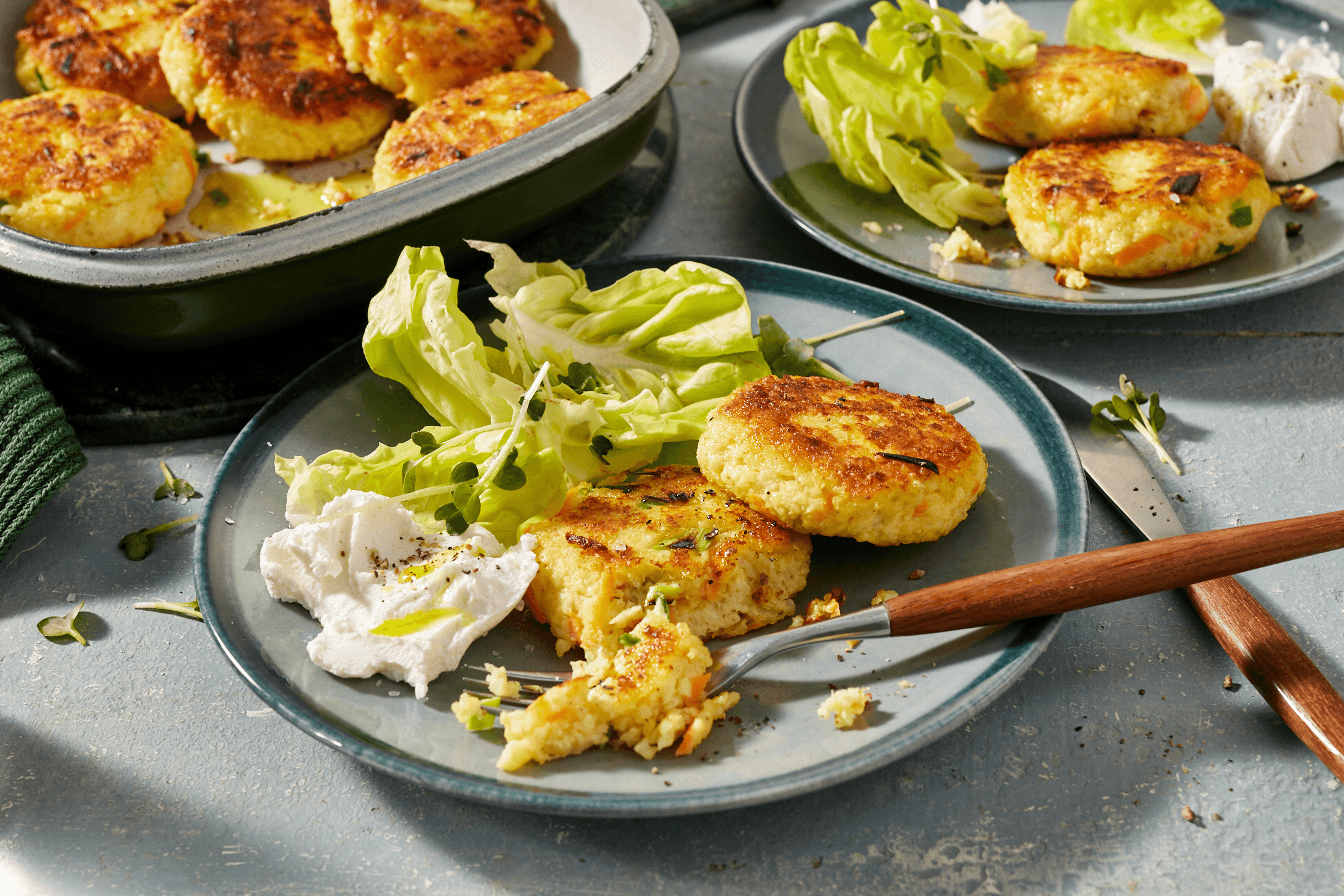 Hirse-Gemüse-Bratlinge Rezept - REWE.de