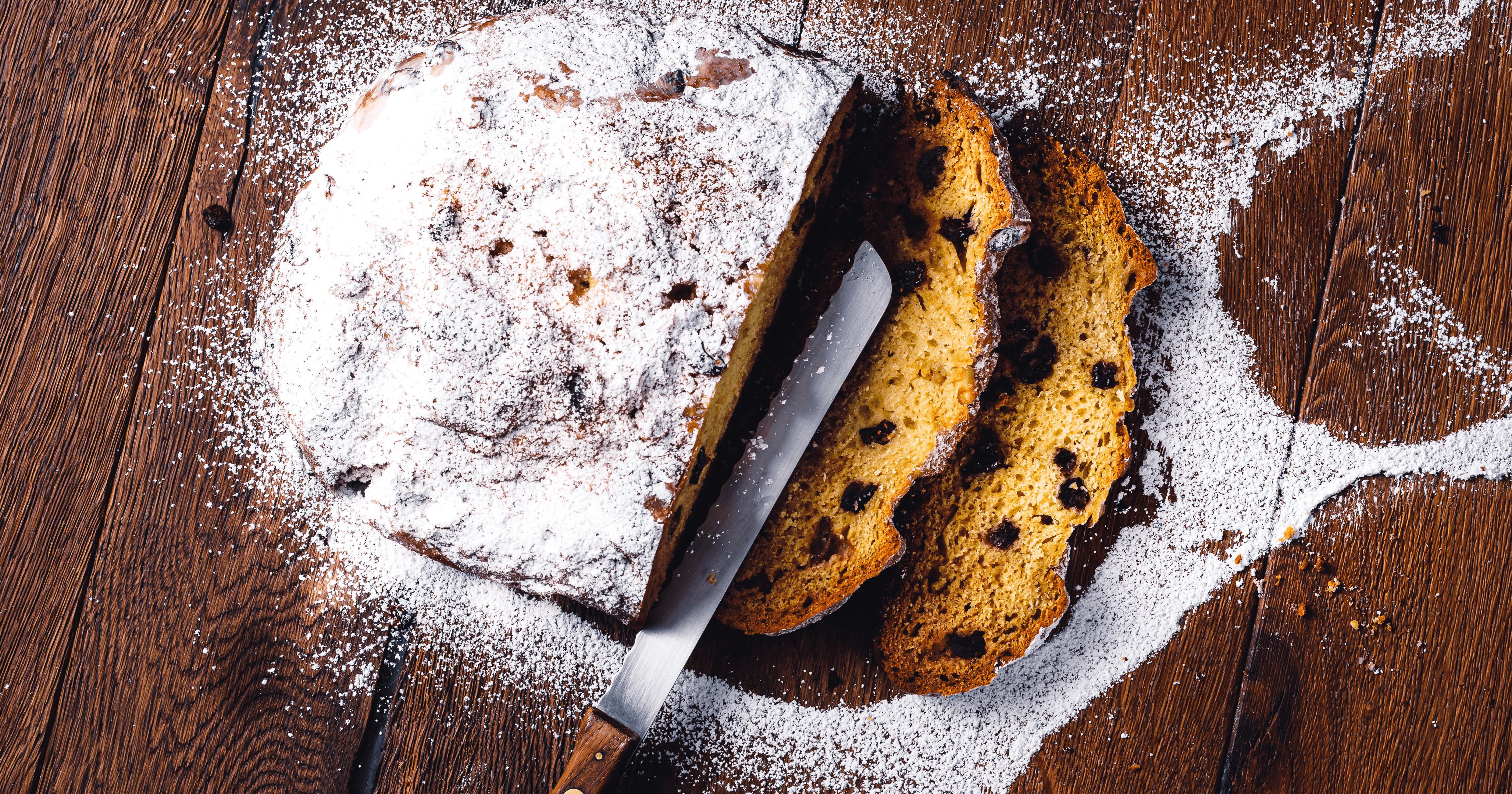 Stollen mit Cranberry-Schoko-Füllung Rezept - REWE.de